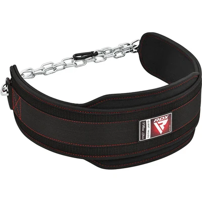 RDX DIP BELT רצועה מקצועית להרמת משקולות עם שרשרת